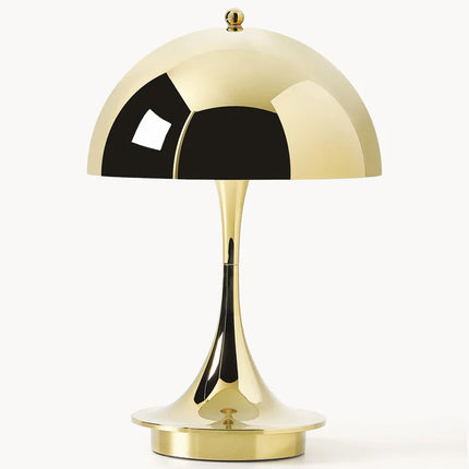 Candeeiro de mesa LED portátil e regulável Panthella 160, Design Verner Panton
