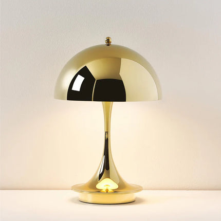Candeeiro de mesa LED portátil e regulável Panthella 160, Design Verner Panton