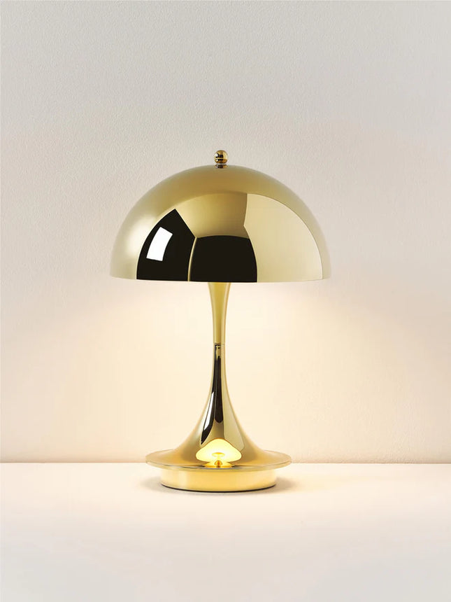 Candeeiro de mesa LED portátil e regulável Panthella 160, Design Verner Panton