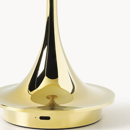 Candeeiro de mesa LED portátil e regulável Panthella 160, Design Verner Panton