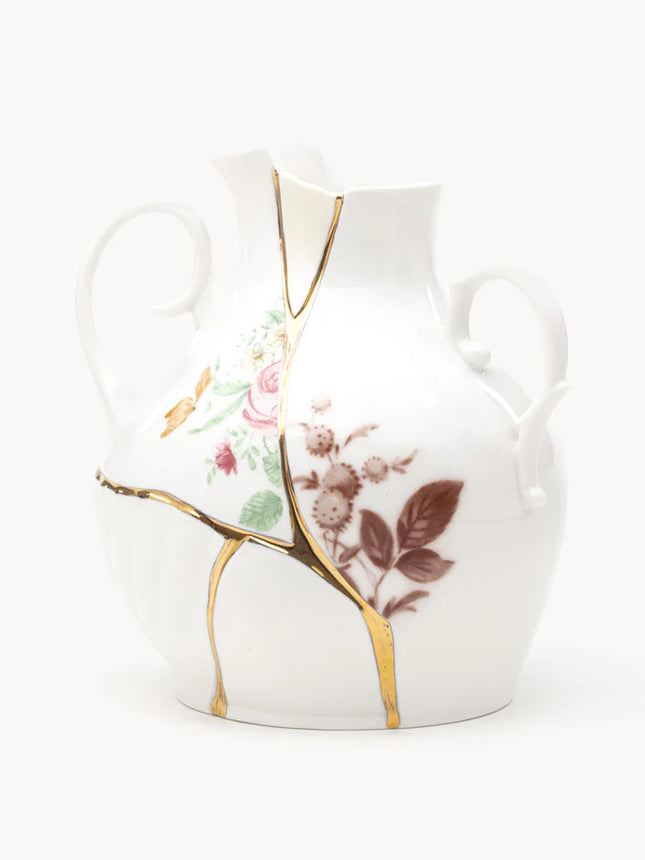 Jarra de Fine Bone China Kintsugi, Alt 19 cm