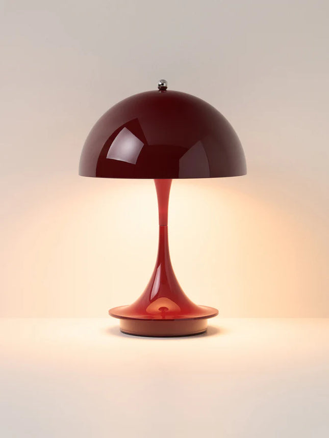 Candeeiro de mesa LED portátil e regulável Panthella 160, Design Verner Panton