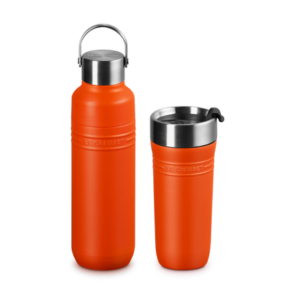 Set Essential de Garrafa e Caneca térmicas