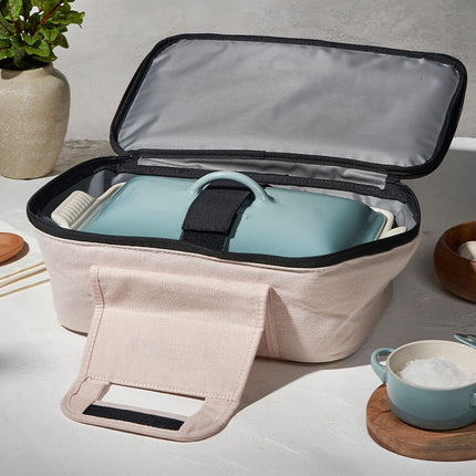 Tote bag retangular para utensílios de cozinha