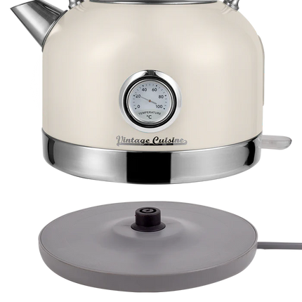 Jarro elétrico com indicador de temperatura Vintage Cuisine
