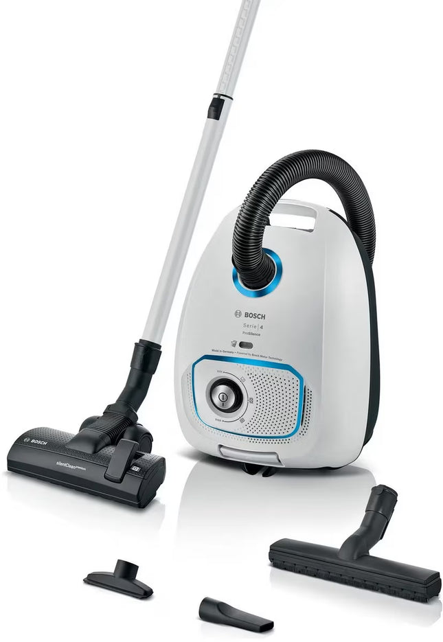 Aspirador com Saco Bosch Serie 4 ProSilence BGL41SIL1H - Branco
