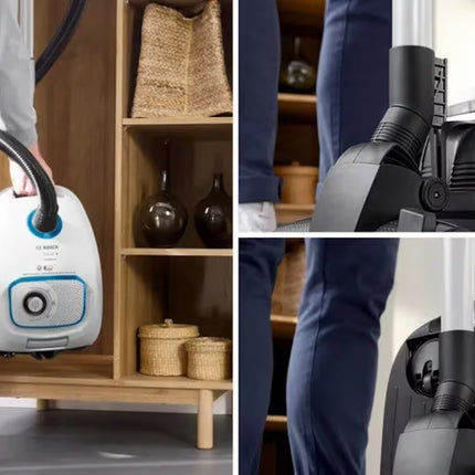 Aspirador com Saco Bosch Serie 4 ProSilence BGL41SIL1H - Branco