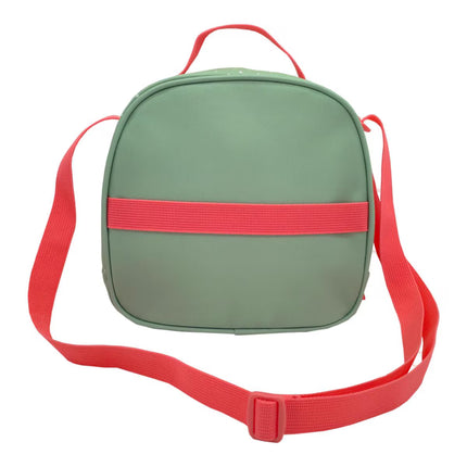 Conjunto Compacto 3 Peças Trolley Basico mais Lancheira e Estojo Cilindrico Snoopy CyP Brands - Verde Multicolor