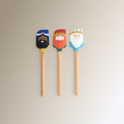 Conjunto de 3 Espátulas Reis Magos Natal