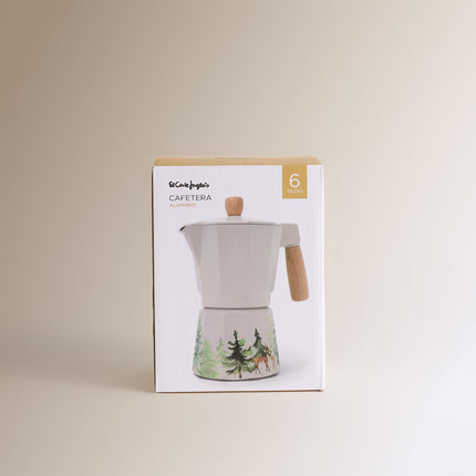 Cafeteira de Alumínio Pai Natal