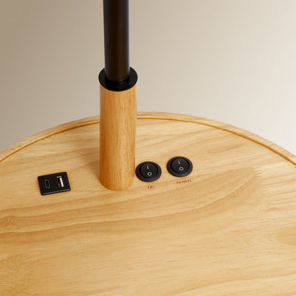Candeeiro de Pé com Mesa Incorporada Pisano