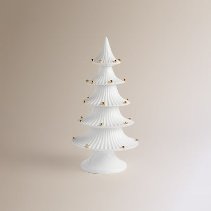 Figura Árvore de Cerâmica com 5 Luzes LED Nata