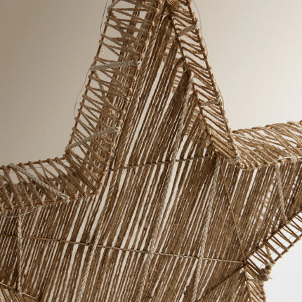 Figura Estrela de Fibra com 60 Luzes LED Natal