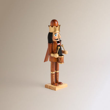 Figura Quebra-Nozes com Tambor - Cru