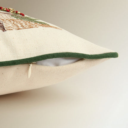 Almofada Decorativa Retangular com Bordado Acey