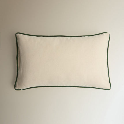 Almofada Decorativa Retangular com Bordado Acey